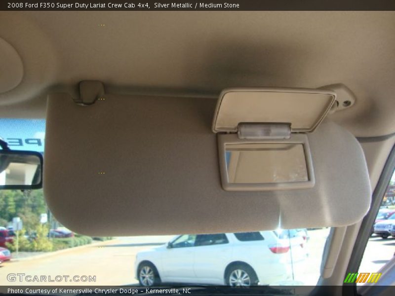 Silver Metallic / Medium Stone 2008 Ford F350 Super Duty Lariat Crew Cab 4x4