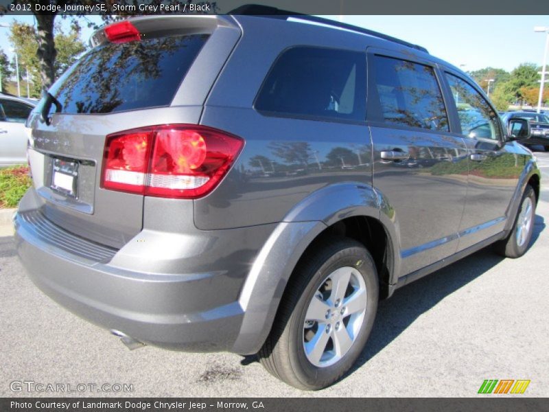 Storm Grey Pearl / Black 2012 Dodge Journey SE