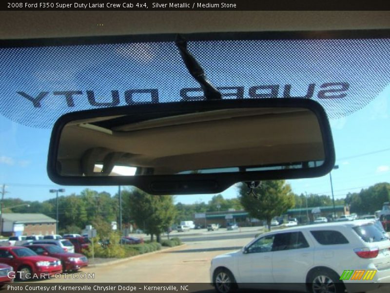Silver Metallic / Medium Stone 2008 Ford F350 Super Duty Lariat Crew Cab 4x4