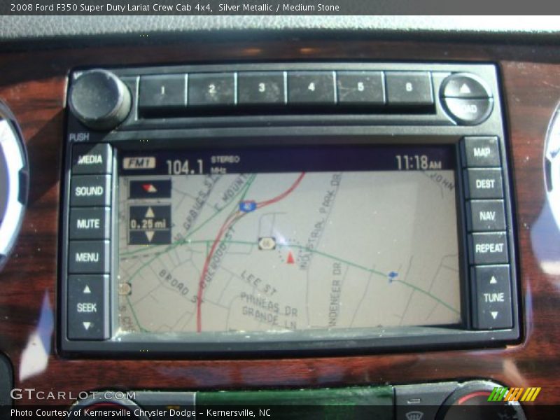 Silver Metallic / Medium Stone 2008 Ford F350 Super Duty Lariat Crew Cab 4x4