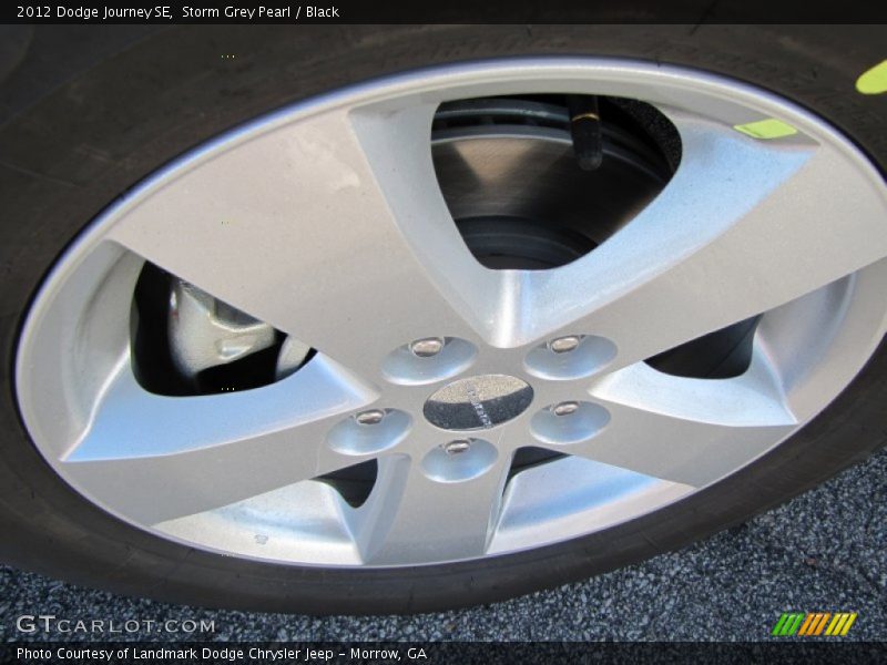 Storm Grey Pearl / Black 2012 Dodge Journey SE