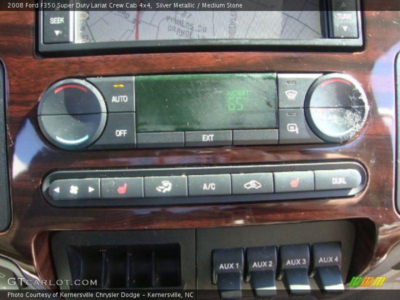 Silver Metallic / Medium Stone 2008 Ford F350 Super Duty Lariat Crew Cab 4x4