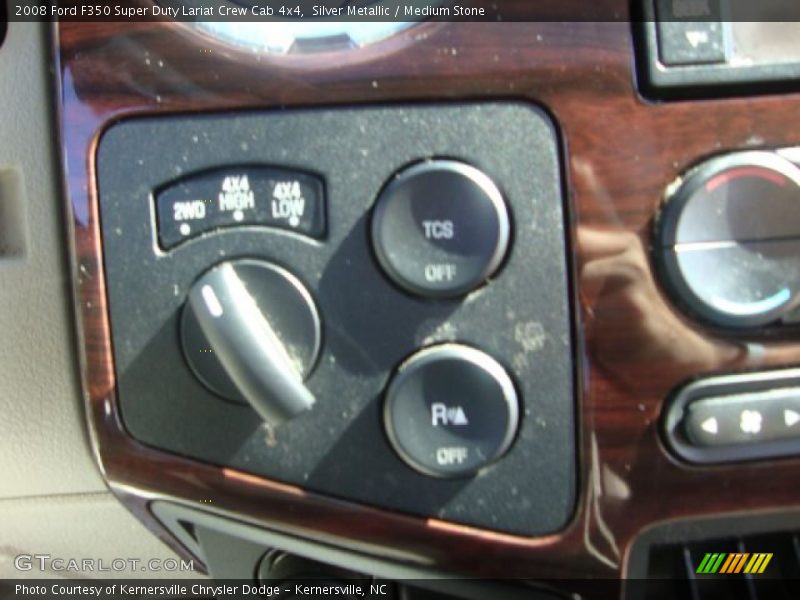 Silver Metallic / Medium Stone 2008 Ford F350 Super Duty Lariat Crew Cab 4x4