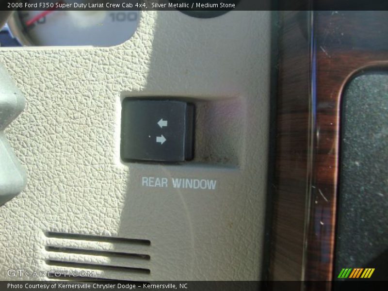 Silver Metallic / Medium Stone 2008 Ford F350 Super Duty Lariat Crew Cab 4x4
