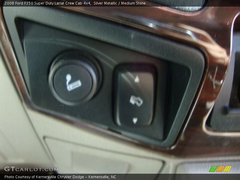 Silver Metallic / Medium Stone 2008 Ford F350 Super Duty Lariat Crew Cab 4x4