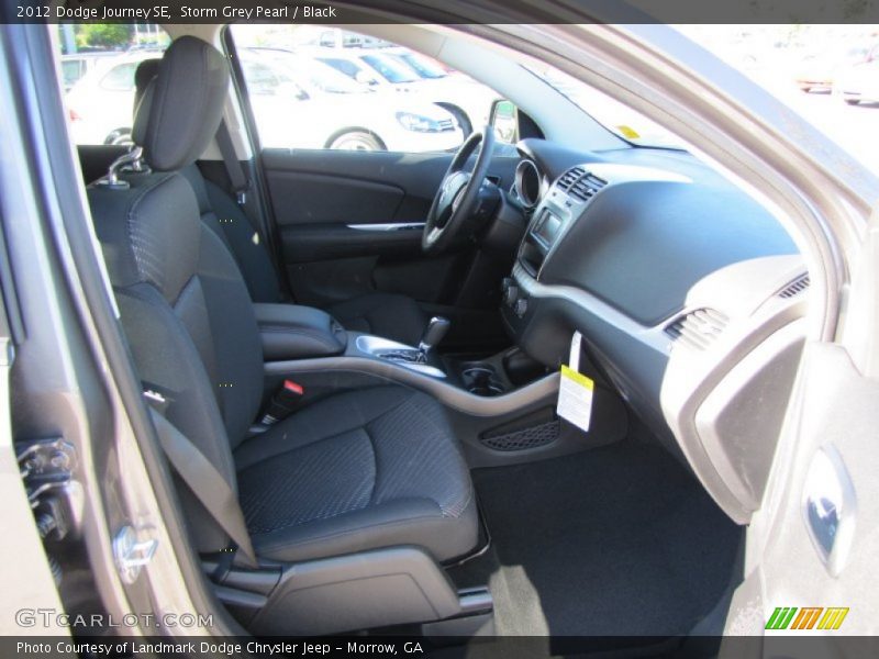 Storm Grey Pearl / Black 2012 Dodge Journey SE