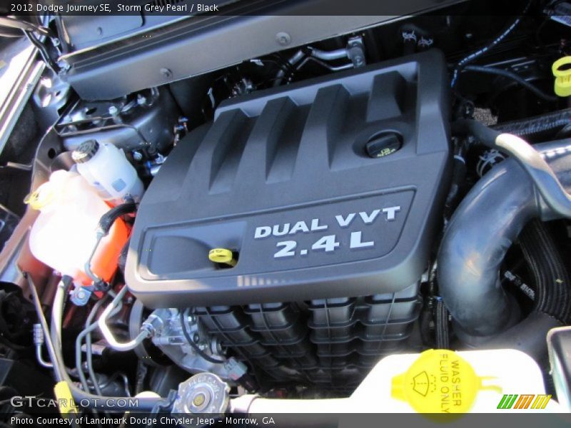 Storm Grey Pearl / Black 2012 Dodge Journey SE