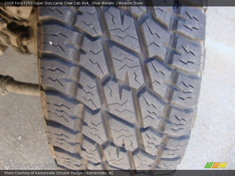 Silver Metallic / Medium Stone 2008 Ford F350 Super Duty Lariat Crew Cab 4x4