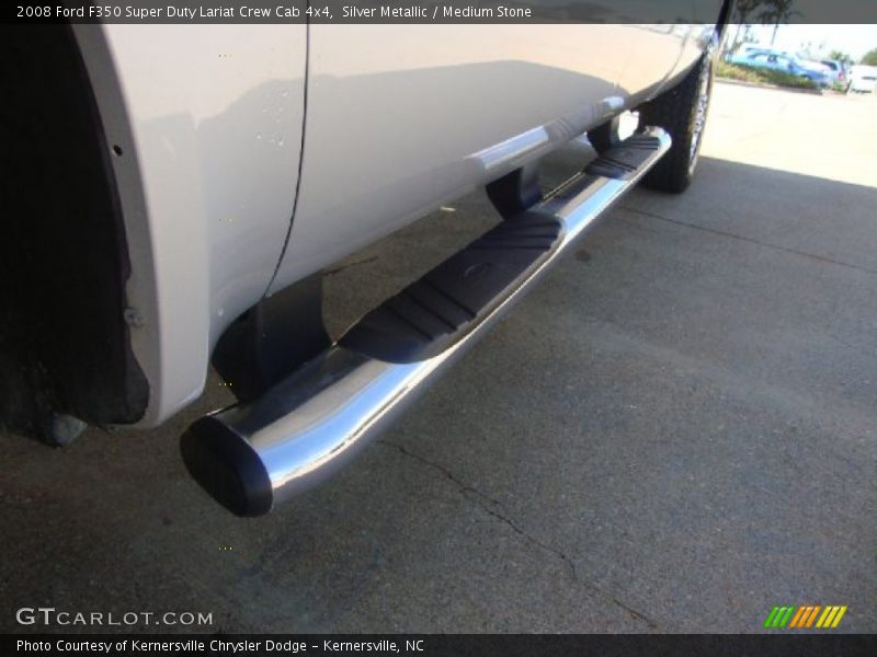 Silver Metallic / Medium Stone 2008 Ford F350 Super Duty Lariat Crew Cab 4x4