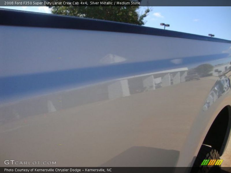 Silver Metallic / Medium Stone 2008 Ford F350 Super Duty Lariat Crew Cab 4x4