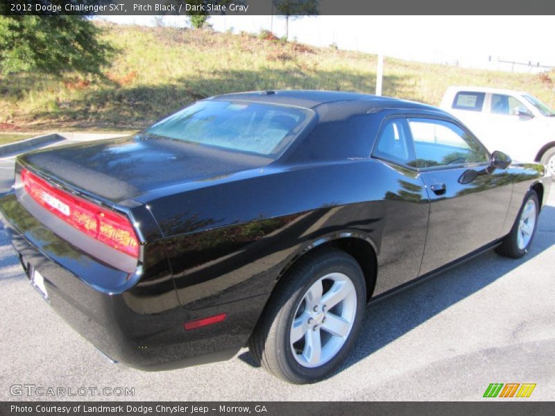 Pitch Black / Dark Slate Gray 2012 Dodge Challenger SXT