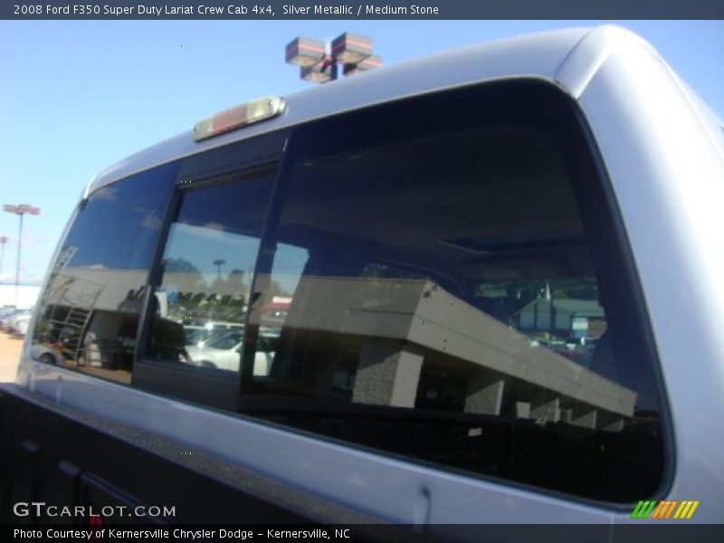Silver Metallic / Medium Stone 2008 Ford F350 Super Duty Lariat Crew Cab 4x4