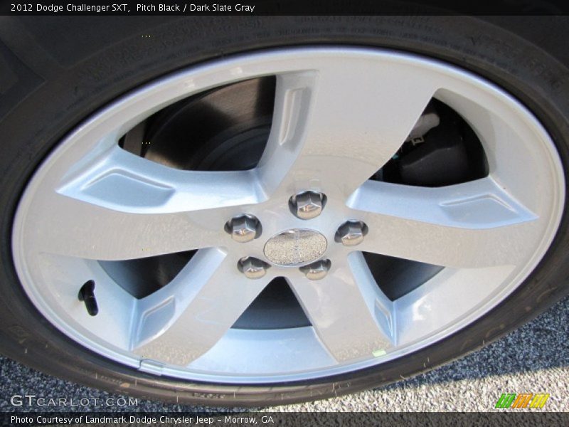 Pitch Black / Dark Slate Gray 2012 Dodge Challenger SXT
