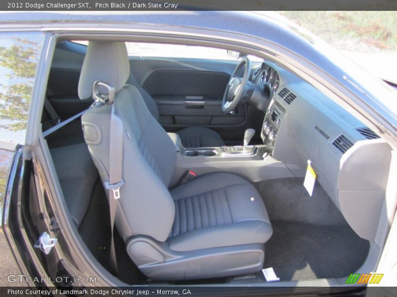 Pitch Black / Dark Slate Gray 2012 Dodge Challenger SXT