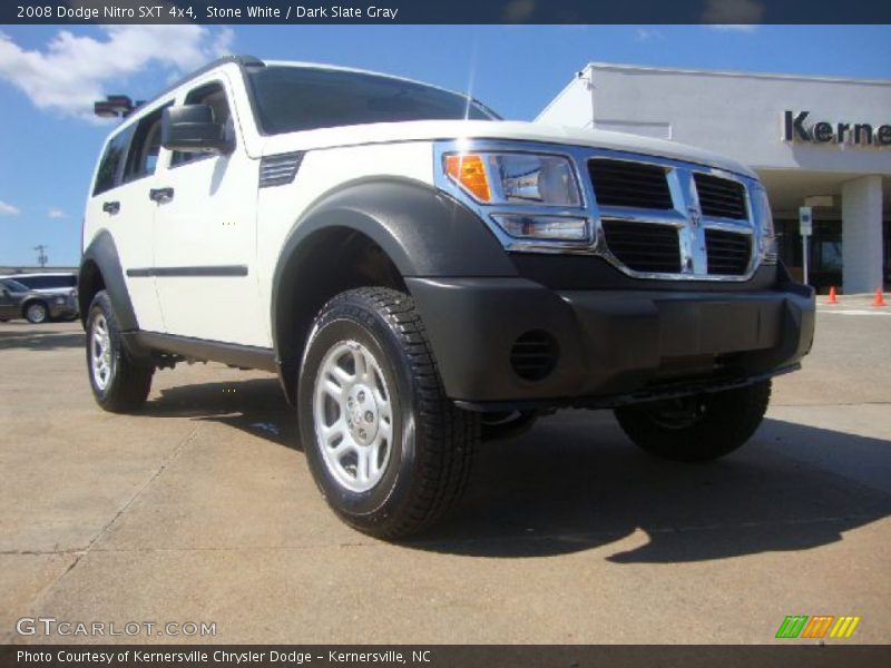 Stone White / Dark Slate Gray 2008 Dodge Nitro SXT 4x4