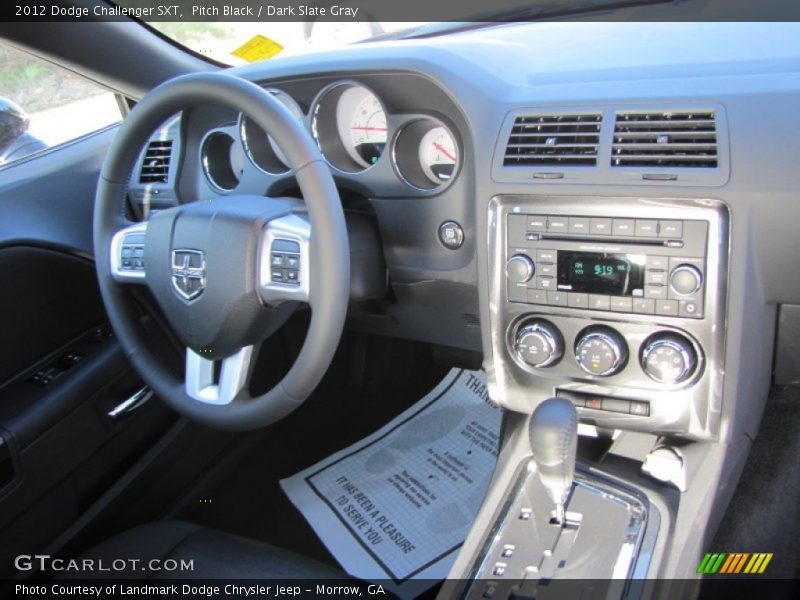 Pitch Black / Dark Slate Gray 2012 Dodge Challenger SXT