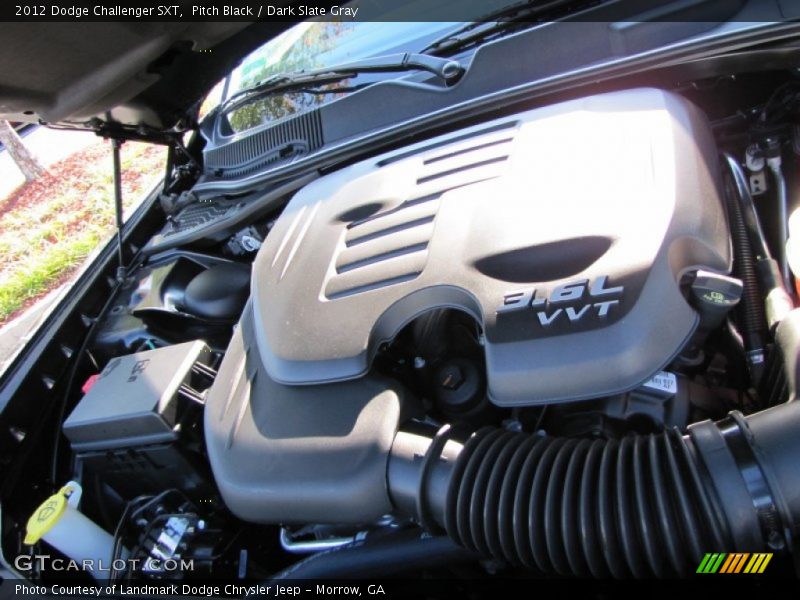 Pitch Black / Dark Slate Gray 2012 Dodge Challenger SXT
