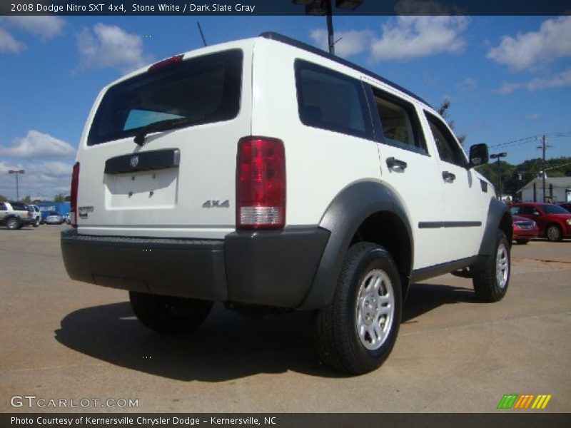 Stone White / Dark Slate Gray 2008 Dodge Nitro SXT 4x4