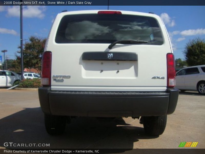 Stone White / Dark Slate Gray 2008 Dodge Nitro SXT 4x4
