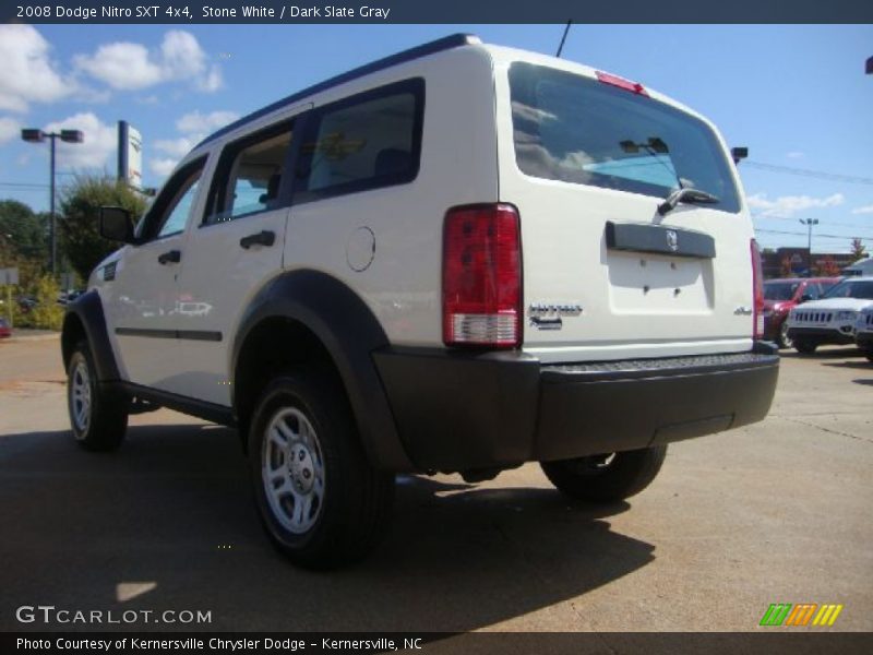 Stone White / Dark Slate Gray 2008 Dodge Nitro SXT 4x4