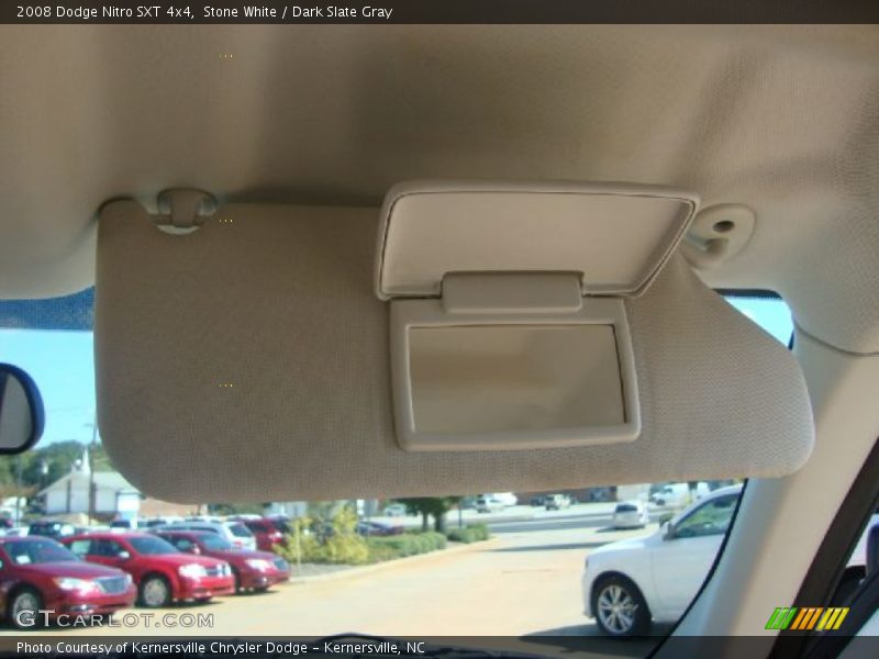 Stone White / Dark Slate Gray 2008 Dodge Nitro SXT 4x4