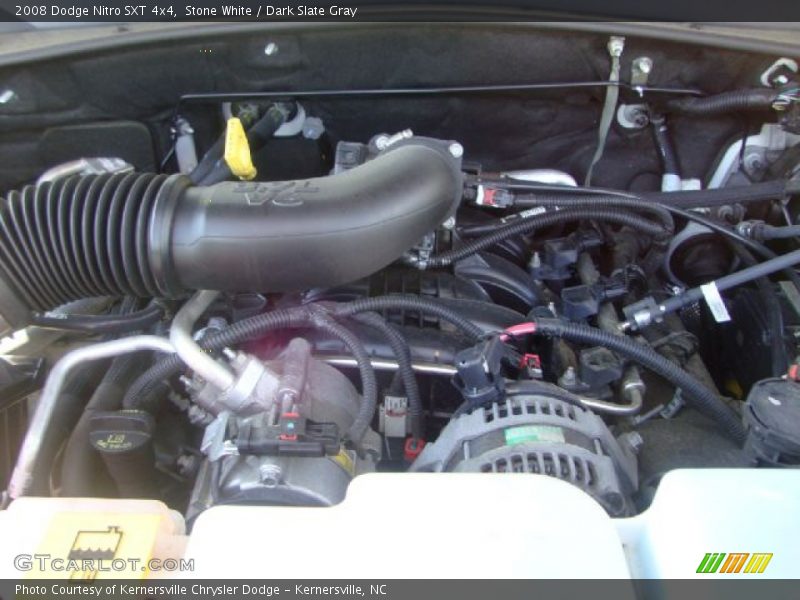 Stone White / Dark Slate Gray 2008 Dodge Nitro SXT 4x4