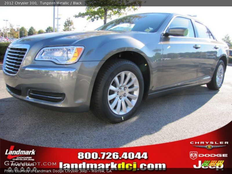 Tungsten Metallic / Black 2012 Chrysler 300