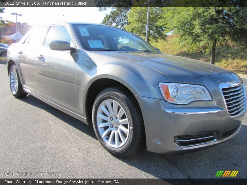 Tungsten Metallic / Black 2012 Chrysler 300
