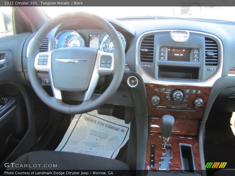 Tungsten Metallic / Black 2012 Chrysler 300
