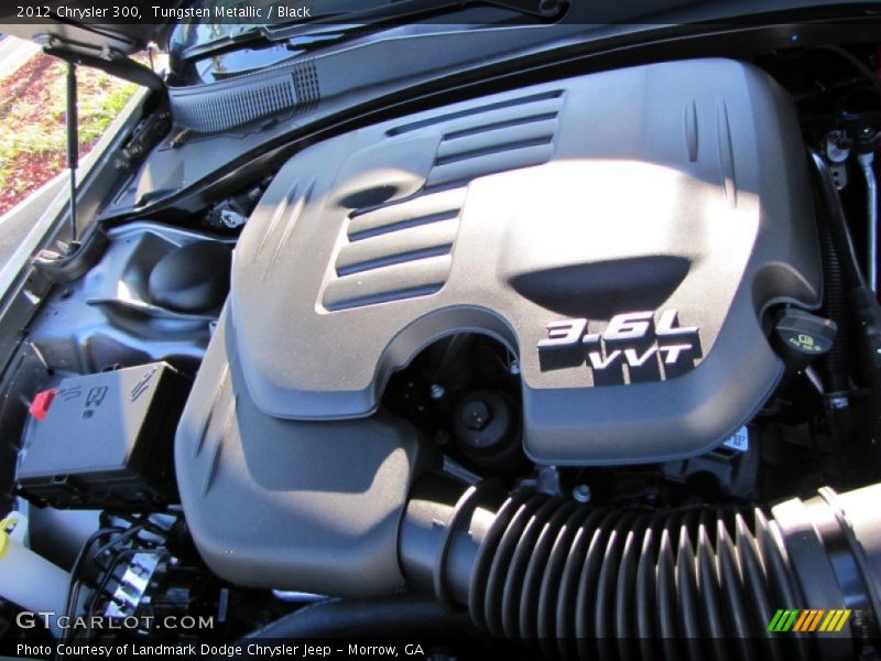 Tungsten Metallic / Black 2012 Chrysler 300