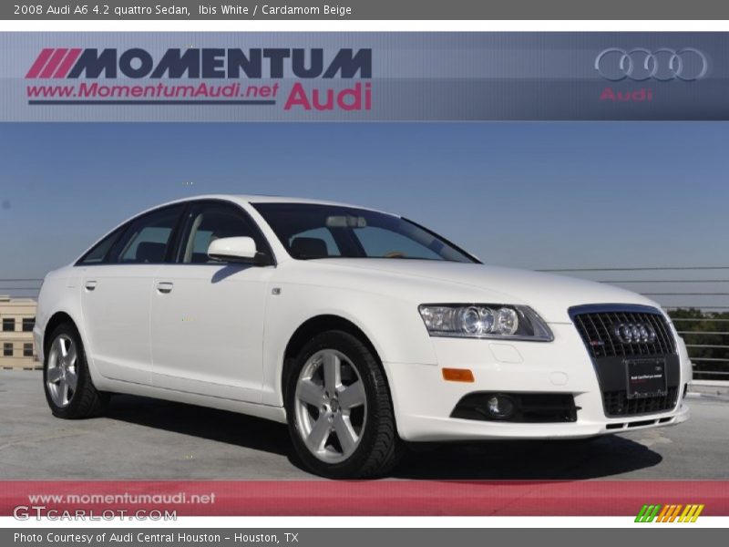 Ibis White / Cardamom Beige 2008 Audi A6 4.2 quattro Sedan