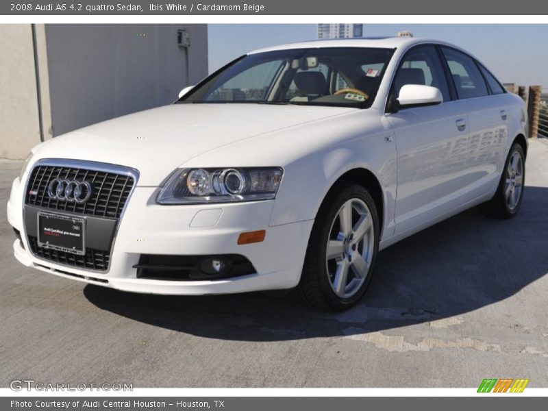 Ibis White / Cardamom Beige 2008 Audi A6 4.2 quattro Sedan