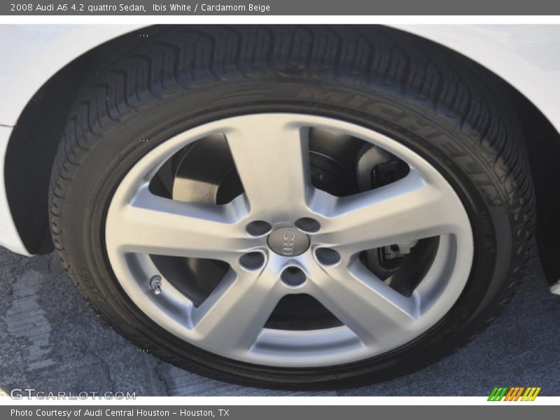 Ibis White / Cardamom Beige 2008 Audi A6 4.2 quattro Sedan