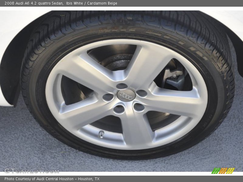 Ibis White / Cardamom Beige 2008 Audi A6 4.2 quattro Sedan