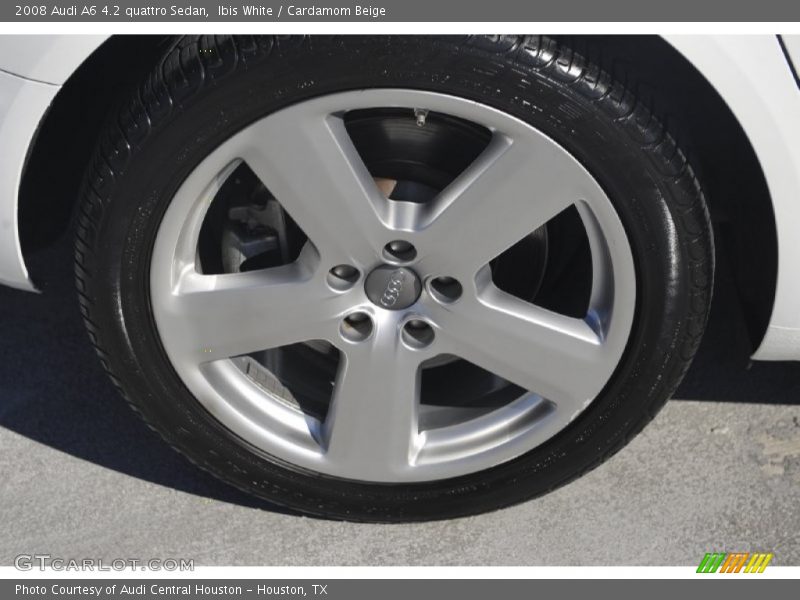 Ibis White / Cardamom Beige 2008 Audi A6 4.2 quattro Sedan