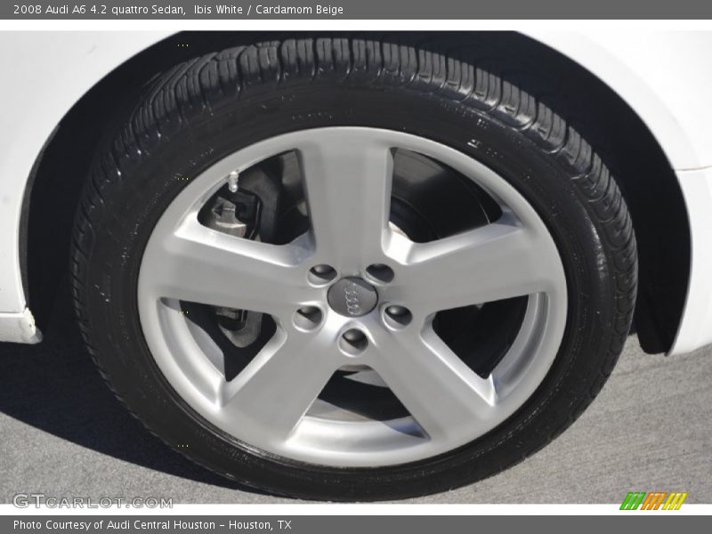 Ibis White / Cardamom Beige 2008 Audi A6 4.2 quattro Sedan
