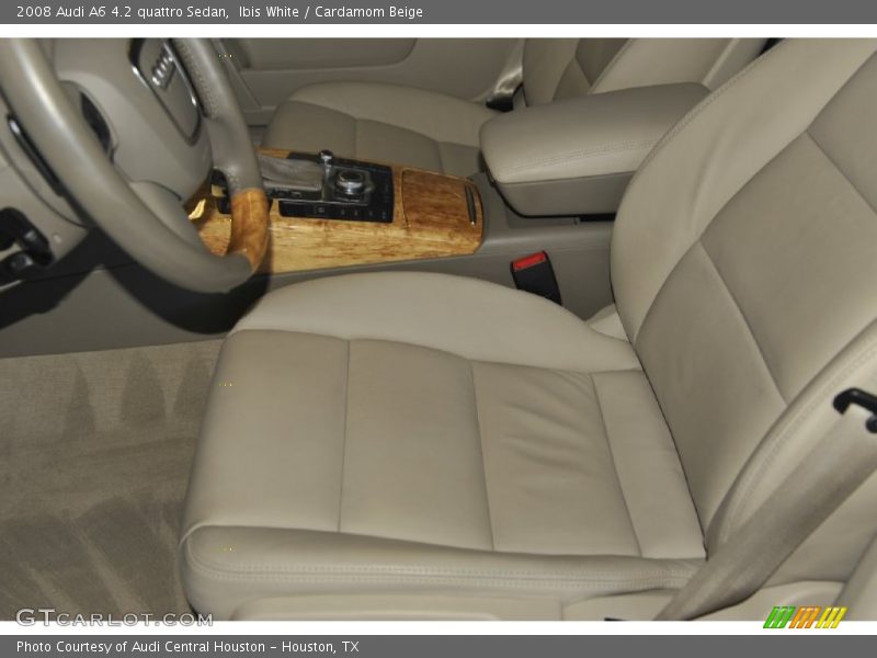 Ibis White / Cardamom Beige 2008 Audi A6 4.2 quattro Sedan