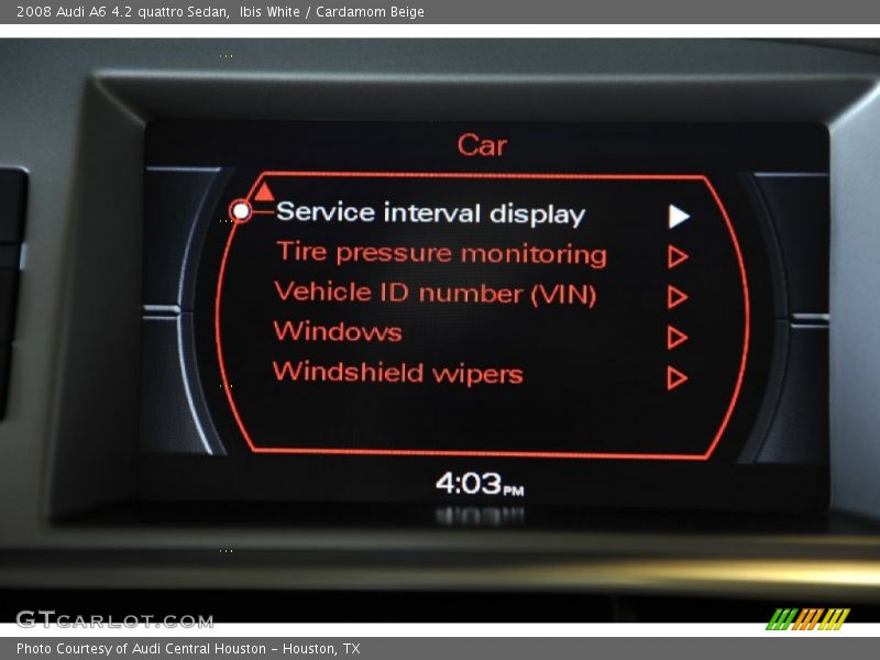 Ibis White / Cardamom Beige 2008 Audi A6 4.2 quattro Sedan