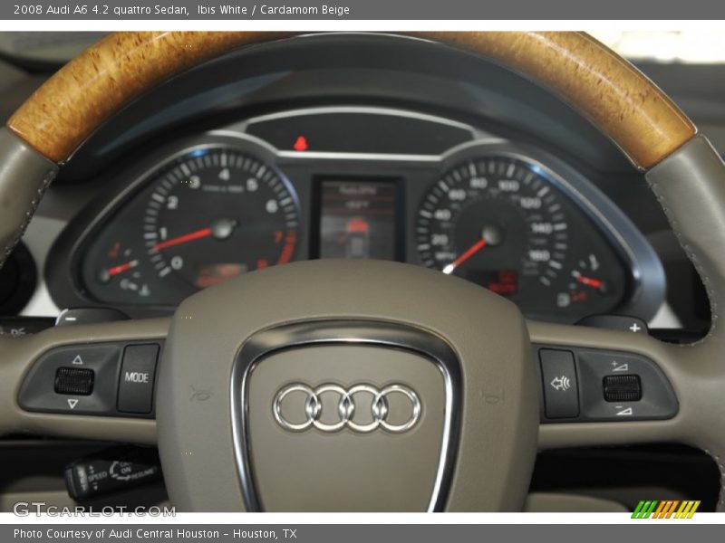 Ibis White / Cardamom Beige 2008 Audi A6 4.2 quattro Sedan