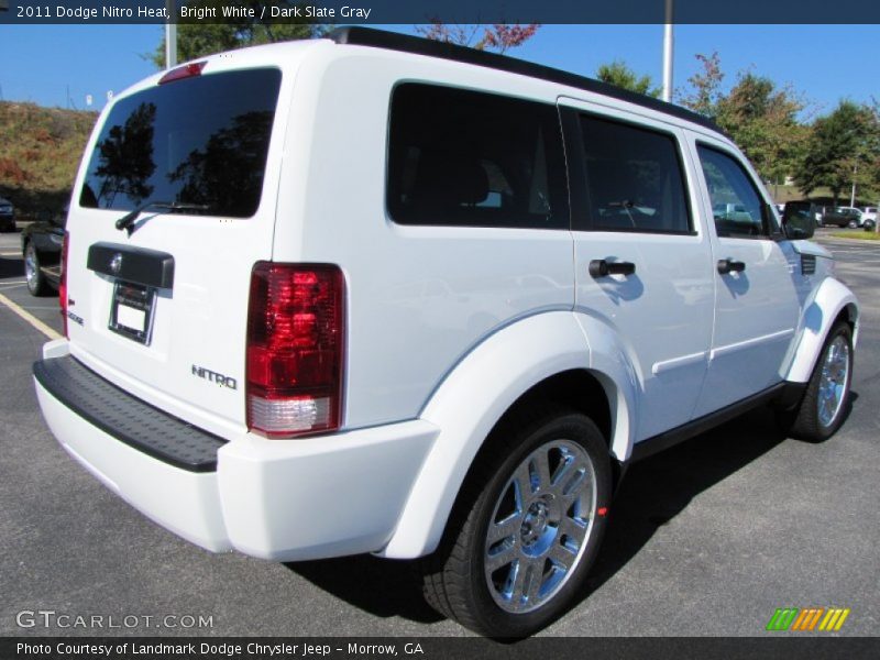 Bright White / Dark Slate Gray 2011 Dodge Nitro Heat