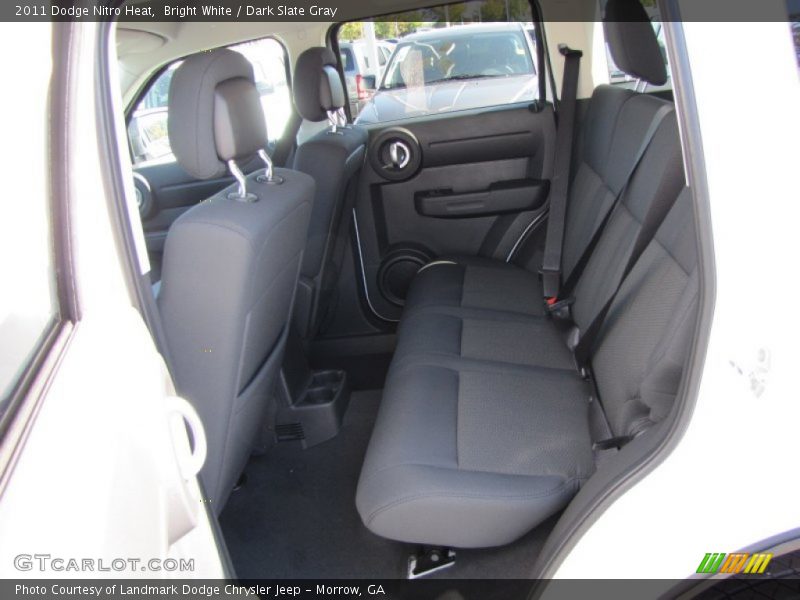 Bright White / Dark Slate Gray 2011 Dodge Nitro Heat