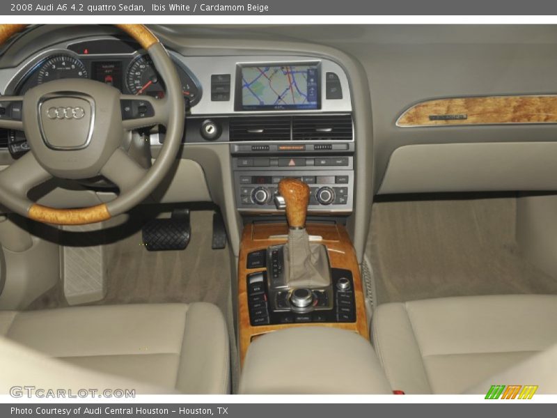 Ibis White / Cardamom Beige 2008 Audi A6 4.2 quattro Sedan