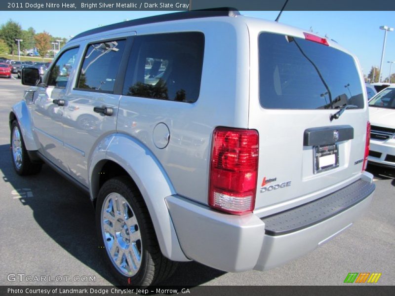 Bright Silver Metallic / Dark Slate Gray 2011 Dodge Nitro Heat