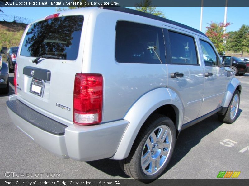 Bright Silver Metallic / Dark Slate Gray 2011 Dodge Nitro Heat