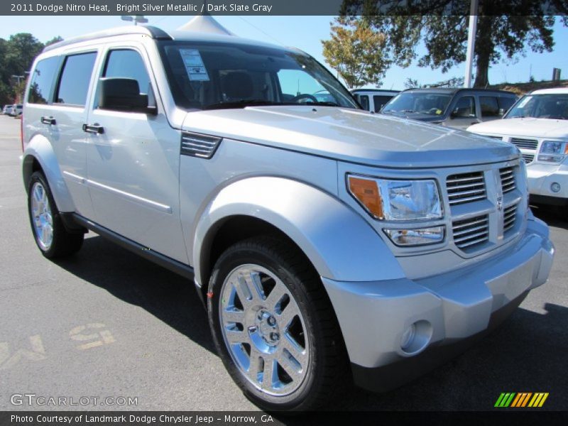 Bright Silver Metallic / Dark Slate Gray 2011 Dodge Nitro Heat