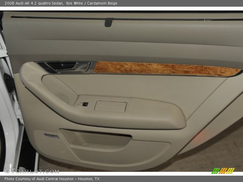 Ibis White / Cardamom Beige 2008 Audi A6 4.2 quattro Sedan