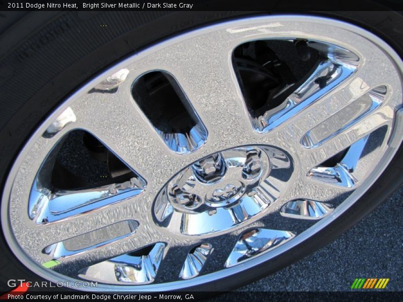 Bright Silver Metallic / Dark Slate Gray 2011 Dodge Nitro Heat