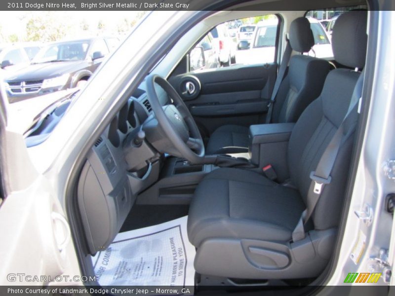 Bright Silver Metallic / Dark Slate Gray 2011 Dodge Nitro Heat
