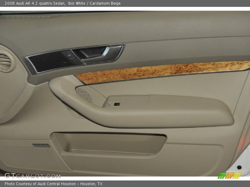 Ibis White / Cardamom Beige 2008 Audi A6 4.2 quattro Sedan