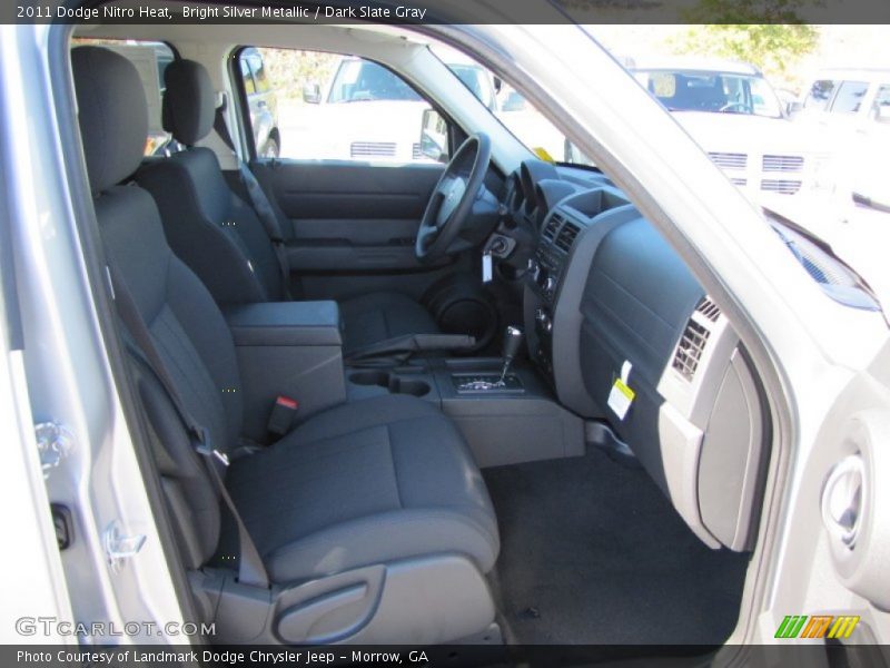 Bright Silver Metallic / Dark Slate Gray 2011 Dodge Nitro Heat